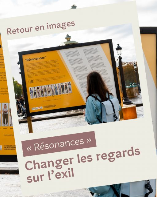 📷 Retour en images sur notre exposition « Résonances » ! 

Du 12 septembre au 12 octobre, la place de la Concorde a accueilli « Résonances », une installation photographique construite par @nicolas_henry_photographe  de la biennale @photoclimat  et @franceterreasile. 

➡️ À travers des panneaux interactifs, l’exposition invitait les visiteur·ses à découvrir les portraits de douze personnes, qu’elles soient réfugiées ou non. En croisant leurs récits, elle mettait en lumière nos ressemblances : notre volonté commune de trouver de la stabilité, de nouer des liens, de construire des projets... Une manière de dépasser la frontière invisible qui est souvent établie entre les personnes migrantes et le reste de la société. 

💬 Dans le prolongement de l’exposition, nous avons organisé une table ronde à l’@academieduclimat  pour interroger les représentations des migrations et imaginer des manières de faire vivre de nouveaux récits plus réalistes et apaisés. 

🙌 Un grand merci à @photoclimat, aux intervenant·es de notre table ronde et aux nombreux·ses visiteur·euses !