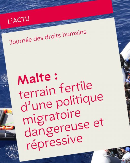 🔴 Comment Malte, porte d’entrée de l’Europe par la Méditerranée centrale, est-elle devenue le théâtre d’une politique migratoire répressive et dangereuse pour les droits humains ? 
 
Pendant la pandémie de Covid-19, l'île a durci les possibilités d’entrée sur son territoire pour les personnes exilées. Cinq après la fin de la crise sanitaire, ces politiques restrictives perdurent et les violations des droits humains se multiplient. 
 
📢 Dans un contexte européen de plus en plus hostile à l’accueil des personnes exilées, les ONG cherchent à faire connaître et à dénoncer les abus dont elles sont victimes. 
 
🔎 Retrouvez notre décryptage complet en suivant le lien en bio.