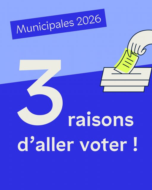 Votons pour des communes accueillantes et solidaires ! 

🗓️ Les 15 et 22 mars auront lieu les élections municipales partout en France. Ces élections sont cruciales : elles permettent d’agir concrètement en faveur de politiques locales solidaires, notamment pour les personnes exilées. 

✊ Face aux discours de haine qui gagnent du terrain, nous, citoyens et citoyennes, avons le pouvoir d’agir ! Mobilisons-nous dans les urnes pour défendre une société inclusive. 

👉 Pour voter, inscrivez-vous sur les listes électorales avant le 4 février en ligne ou le 6 février en mairie. Plus d’infos via @victoirespopulaires_ (lien en bio).