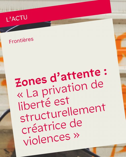 🔴 Aux frontières françaises, des personnes étrangères sont enfermées dans des zones d’attente dans des conditions souvent indignes, avec peu de possibilités d'y faire valoir leurs droits. 

Ces espaces de privation de liberté, où sont maintenues des personnes étrangères qui ne disposent pas des autorisations nécessaires pour entrer sur le territoire, sont régulièrement dénoncés par les associations en raison d’atteintes répétées aux droits fondamentaux. 

➡️ Un enfermement qui risque d’être systématisé aux frontières de l’Europe avec la mise en œuvre du Pacte européen sur la migration et l’asile. 

⚖️ Présente dans les zones d’attente, l’Association nationale d’assistance aux frontières pour les personnes étrangères (Anafé) documente les conditions d’enfermement et se mobilise pour défendre les droits des personnes. 

🔎 Zoom sur l’@anafeasso et les zones d’attente dans notre dernier article à retrouver en suivant le lien en bio.