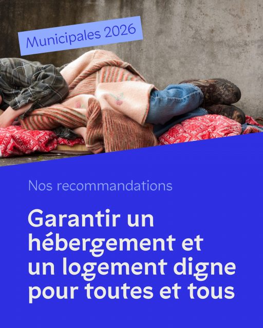 🗣️ Retrouvez notre deuxième recommandation pour des politiques locales dignes ! 

🔴 En France, plus de 4 millions de personnes vivent en situation de mal-logement. 

Face à la saturation des dispositifs d’hébergement d’urgence et au manque criant de solutions durables en matière de logement, de nombreuses personnes sont contraintes d’alterner entre la rue, l’hébergement temporaire et des formes d’habitat indigne. 

Les personnes exilées, y compris des enfants, figurent parmi les premières victimes de la crise du mal-logement qui s’aggrave sur l'ensemble du territoire. Cette précarité résidentielle a des conséquences directes sur la santé et l’accès aux droits, et plus largement sur les conditions de vie et d’intégration des personnes. 

➡️ Les communes peuvent agir à l’échelle locale en matière d’accès au logement pour garantir un toit à toutes et tous. 

➡️ Elles peuvent aussi confronter l’État à ses obligations en matière d’hébergement d’urgence 

📣 À l’approche des élections municipales, nous adressons, avec 5 autres associations, des recommandations aux candidat·es pour garantir un accueil digne des personnes exilées. 

✊ Pour défendre des communes accueillantes et solidaires, aidez-nous à faire entendre nos recommandations en partageant ce post 🔁 

📌 Retrouvez toutes nos recommandations en suivant le lien en bio.

@caritasfrance @ccfd.terresolidaire @anvitafr @jrsfrance Modus Operandi