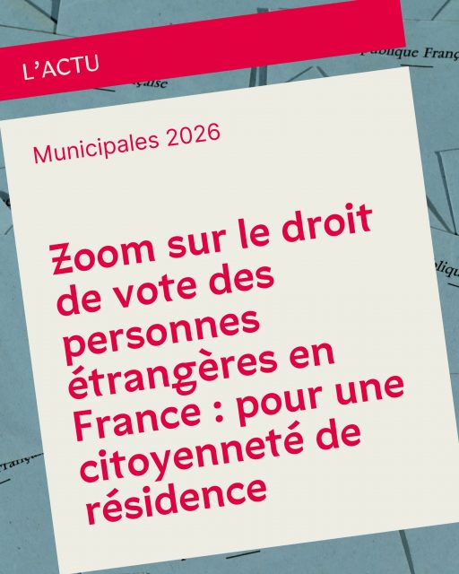🔴 Droit de vote des étranger·ères : l’accès aux urnes reste inégalitaire ! 

Les 15 et 22 mars, les résident·es français·es et européen·nes se rendent dans les urnes pour désigner les futur·es élu·es municipaux·ales. En revanche, les personnes étrangères ressortissantes d’un pays hors de l’Union européenne ne peuvent pas voter, même lorsqu'elles vivent tout autant durablement sur le territoire. 

⚖️ Le 12 février, une proposition de loi de la députée visant à permettre aux ressortissant·es de pays hors de l’UE de voter aux élections municipales a été relancée par la députée écologiste @leabalage. 

Une initiative qui relance un débat récurrent sous la Vème République et qui oppose différentes acceptions de la citoyenneté : de « nationalité » ou de « résidence ». 
 

👉 Pour en savoir plus, retrouvez notre décryptage en suivant le lien en bio.