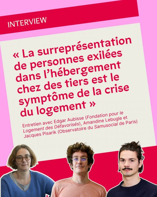 🔴 Imaginez devoir dépendre d’une autre personne, parfois inconnue, pour avoir un toit, en dehors de tout cadre légal : sans stabilité, sans espace personnel, sans indépendance, parfois même au prix de violences ou d’abus. 

⚠️ Face au manque de solutions d’hébergement et à la crise du logement, de nombreuses personnes, notamment étrangères, se tournent vers l’hébergement chez un tiers. Cette alternative contrainte constitue une forme de mal-logement à laquelle les personnes exilées sont surexposées. 

Or, ce mode d’hébergement accentue souvent la précarité et expose les personnes concernées à des contreparties illégales, des formes d’exploitation et des violences . 

🔍 Amandine Lebugle et Jacques Pisarik, responsables d’études et de recherche à l’Observatoire du @samusocialparis, et Edgar Aubisse, chargé d’études à la @fondationpourlelogement, analysent cette réalité encore trop peu reconnue. 

💡 Retrouvez notre interview complète en suivant le lien en bio.