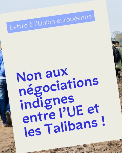 🚨 L’Union européenne s’apprête à négocier avec les Talibans pour faciliter les expulsions de personnes exilées afghanes : nous appelons les institutions européennes à retrouver la raison 

Le 11 mai, Bruxelles a annoncé son intention d’inviter prochainement des représentants des Talibans pour discuter des expulsions de ressortissant·es afghan·es vivant en Europe. Une initiative dangereuse et irresponsable. 

🔴 Depuis leur prise de pouvoir en 2021, les Talibans imposent un régime de terreur marqué par des violations massives des droits humains et des crimes contre l’humanité, largement documentés par la communauté internationale. 

➡️ Aujourd’hui, renvoyer des personnes vers l’Afghanistan, c’est les exposer à de graves dangers.

📢 Aux côtés d’autres organisations de la société civile afghane et européenne, nous appelons l’Europe à se réveiller. Nous avons adressé une lettre aux institutions européennes pour demander l’arrêt de ces négociations indignes et garantir une politique à l’égard de l’Afghanistan fondée sur le respect des droits humains. 

🔁 Partagez cette publication pour nous aider à alerter sur les conséquences de cette coopération 

🔗 Retrouvez notre lettre complète en suivant le lien en bio

@afghanlgbt